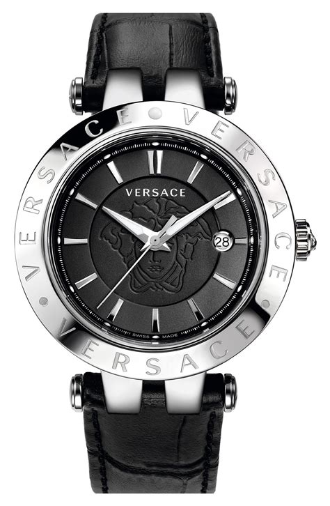 versace leather strap.